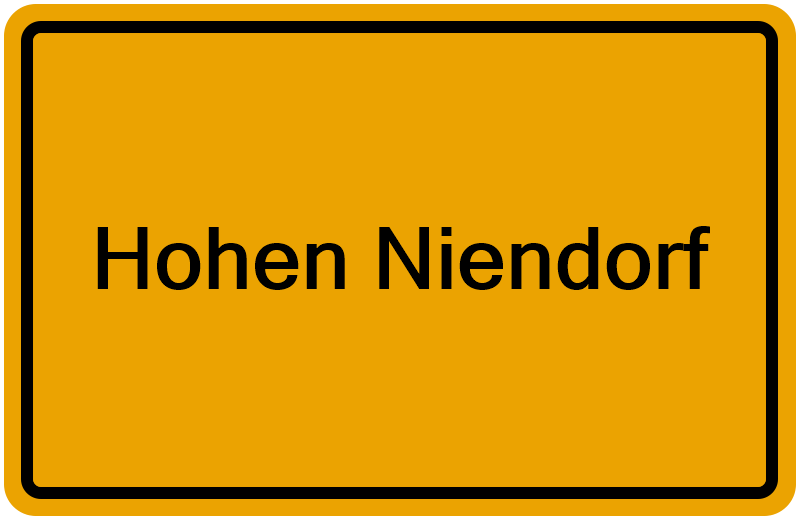 Handelsregisterauszug Hohen Niendorf